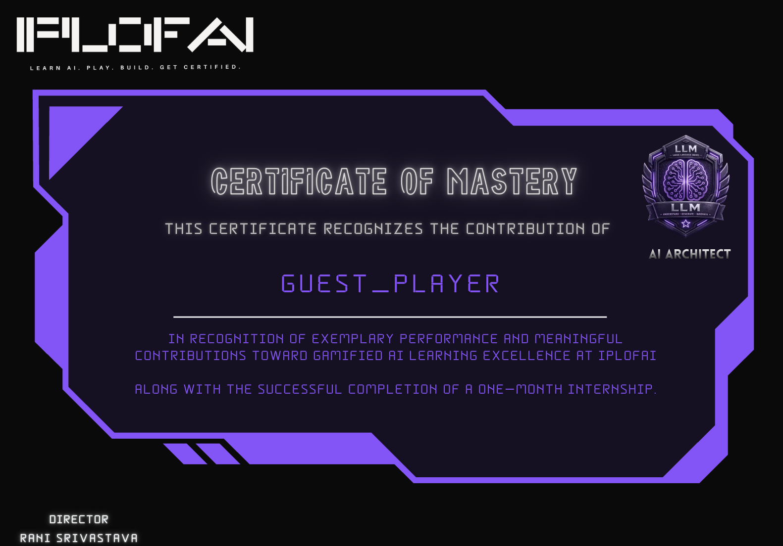 Pro Certificate – LLM